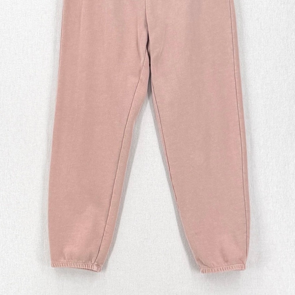 OUTERKNOWN Organic Cotton Jogger Sweatpant Medium Pink Drawstring Athleisure - Picture 6 of 14